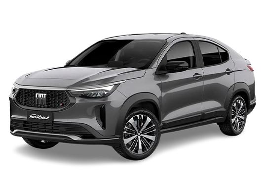 Fiat Fastback cinza escuro — transfer privativo Amiggo no Rio de Janeiro